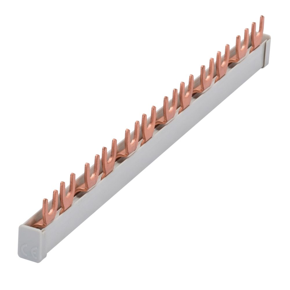 PIN FORK BUSBAR 2P 12 MODULE 63A GEWISS
