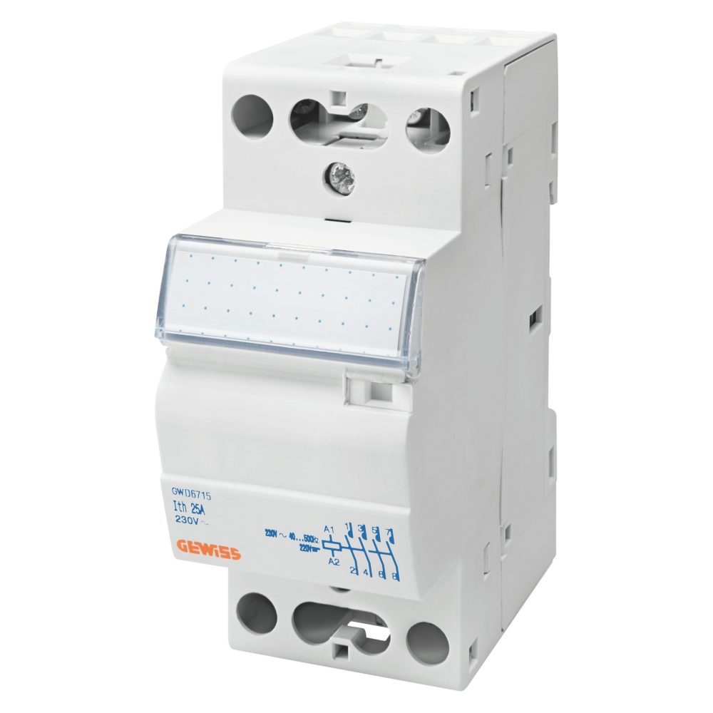 CONTACTOR 25A 4ND 230V 2M  GEWISS