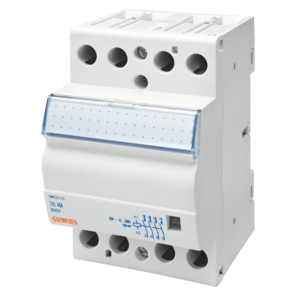 CONTACTOR 40A 4ND 230V 3M  GEWISS