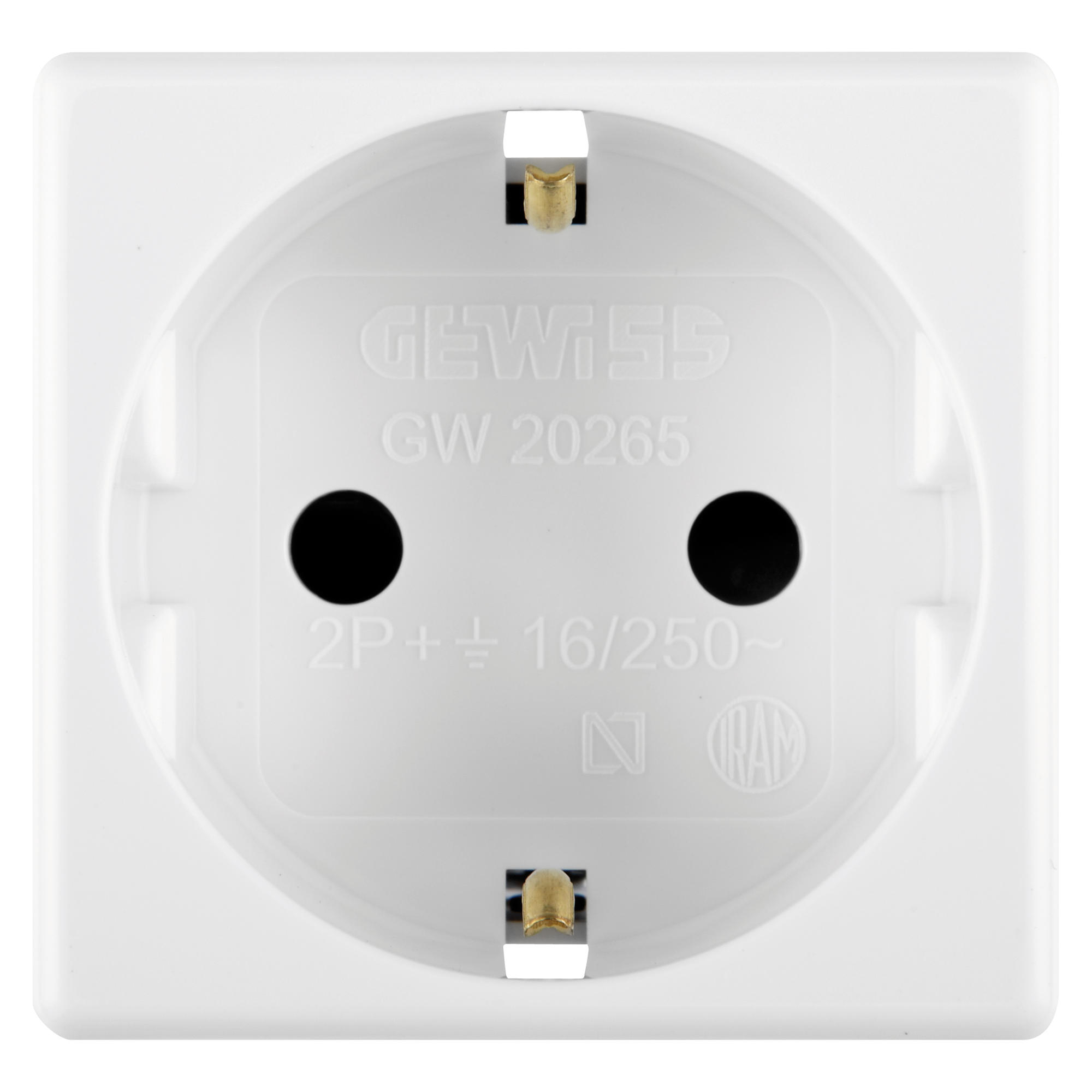 PRIZA SCHUKO 2P+E 16A ALB SYSTEM